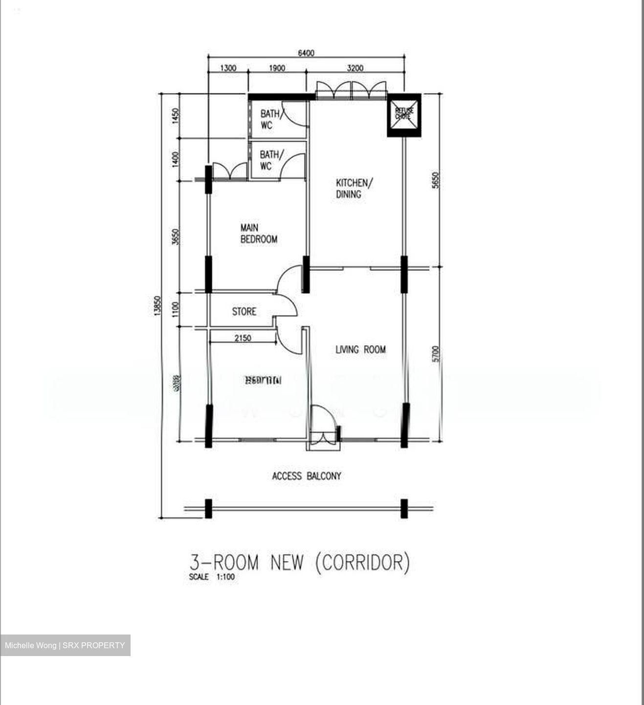Blk 427 Clementi Avenue 3 (Clementi), HDB 3 Rooms #530032121